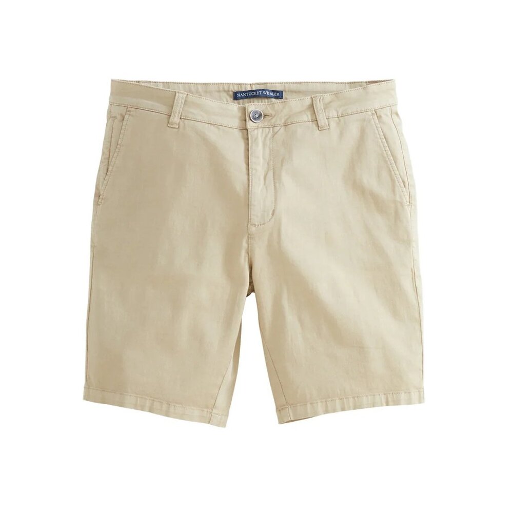Nantucket Whaler Tan Stretch Slim Fit Chino Short